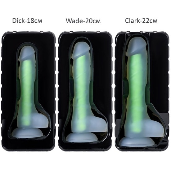 Фаллос Glow Beyond, зеленый