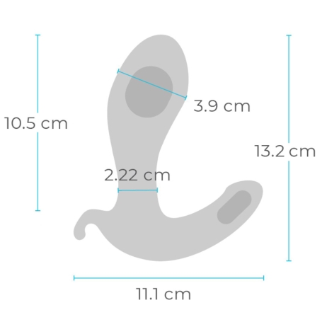 Вибростимулятор b-Vibe Expand Plug