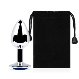 Пробка Jewelry Plug - Silver Small Blue