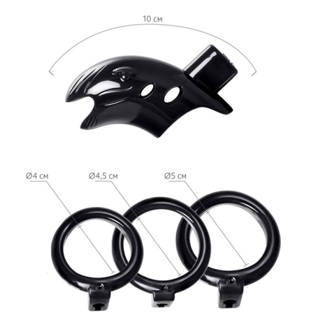 Пояс верности ToyFa Black&amp;Red