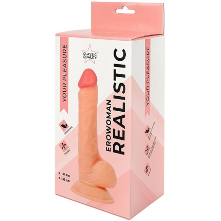 Фаллос Erowoman Realistic, Bior toys