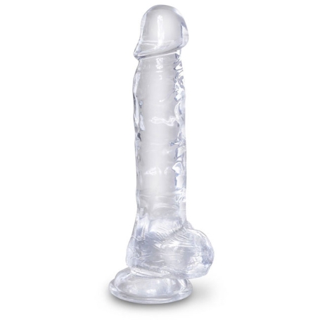 Фаллос King Cock Clear 8", Pipedream