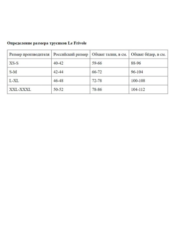 Трусики Le Frivole 04298