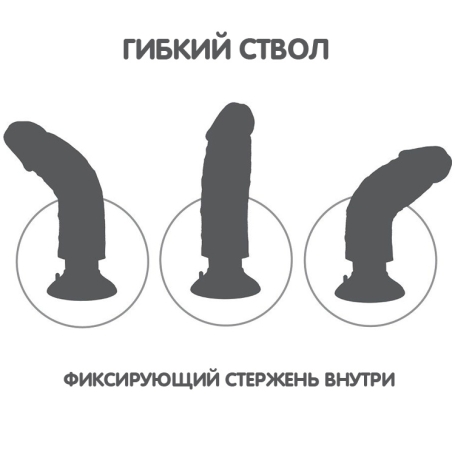 Фаллос-вибратор 10" Vibrating Cock with Balls