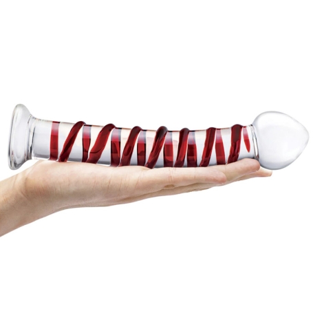 Фаллос из стекла Glas 10" Mr. Swirly