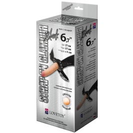 Страпон Lovetoy Glamour Black