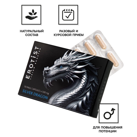 Капсулы для мужчин Erotist Silver Dragon